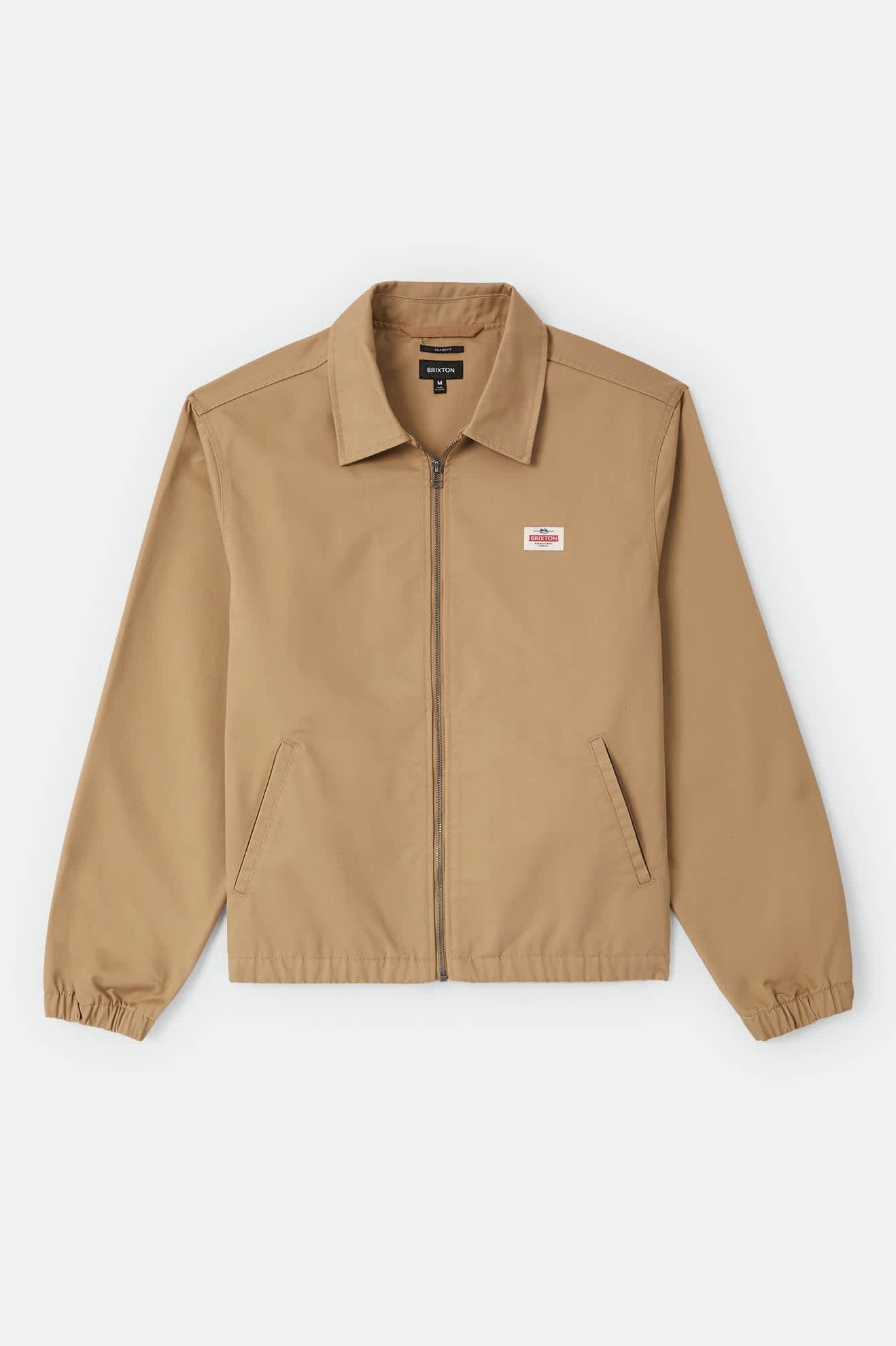 Trademark Lightweight Garage Zip Jacket - British Khaki