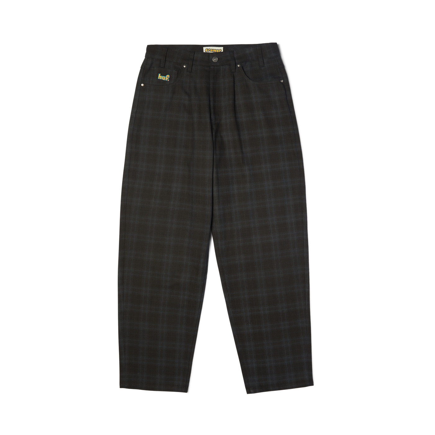 Cromer Plaid Pant — Black
