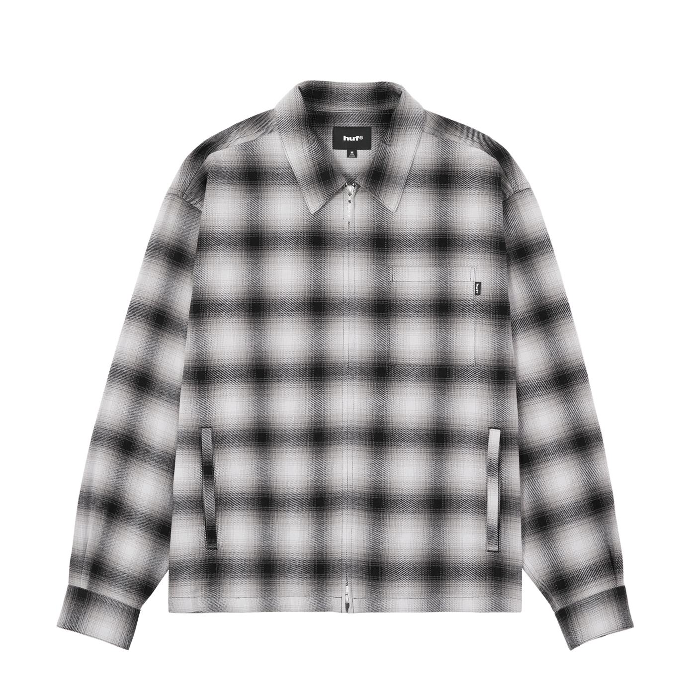Durango Zip Long Sleeve Shirt — Black