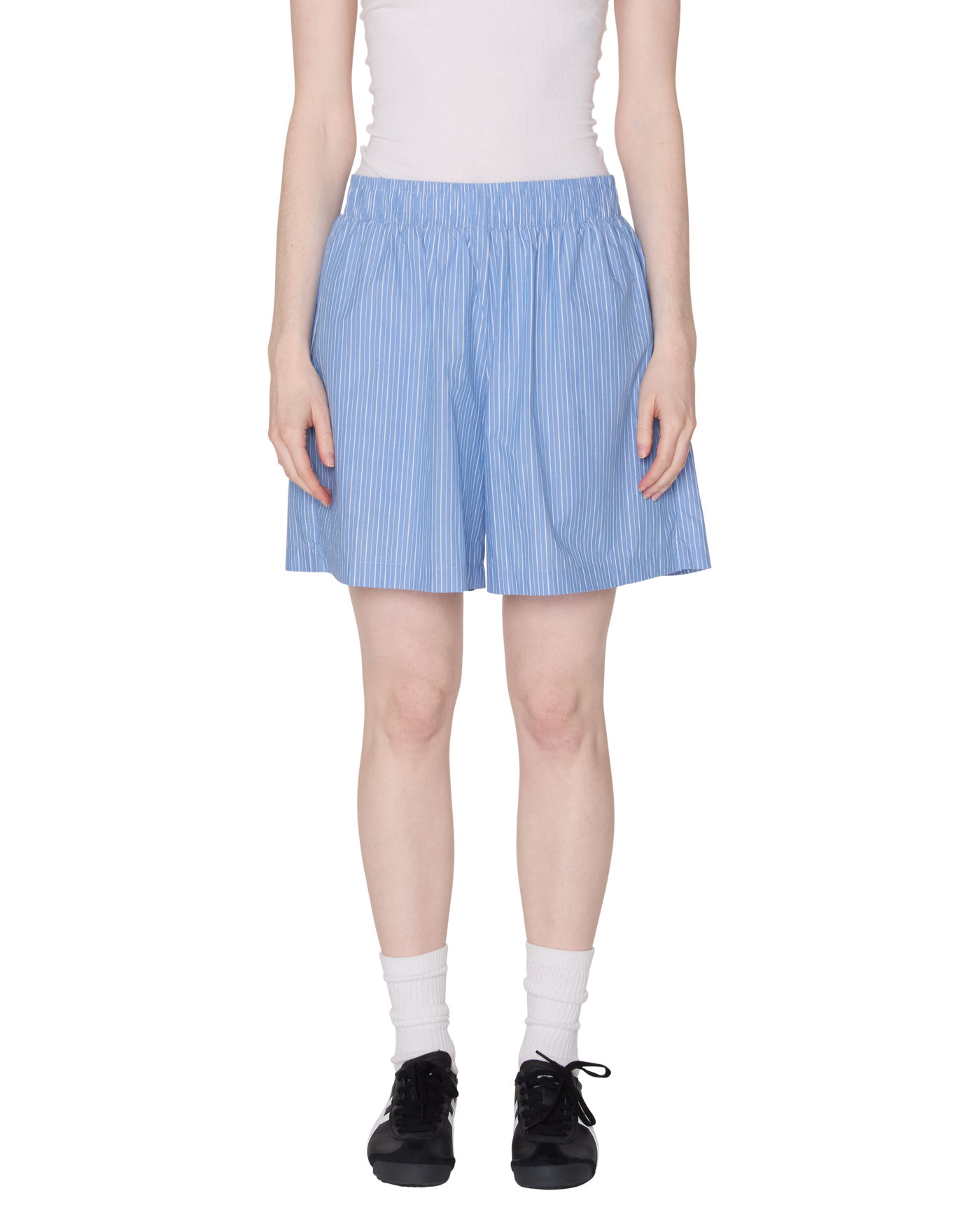 Leisure Stripe Short — Blue Multi