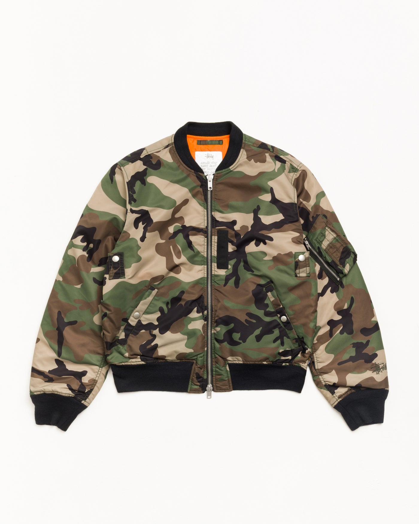 Ma-1 Bomber Jacket — Woodland Camo